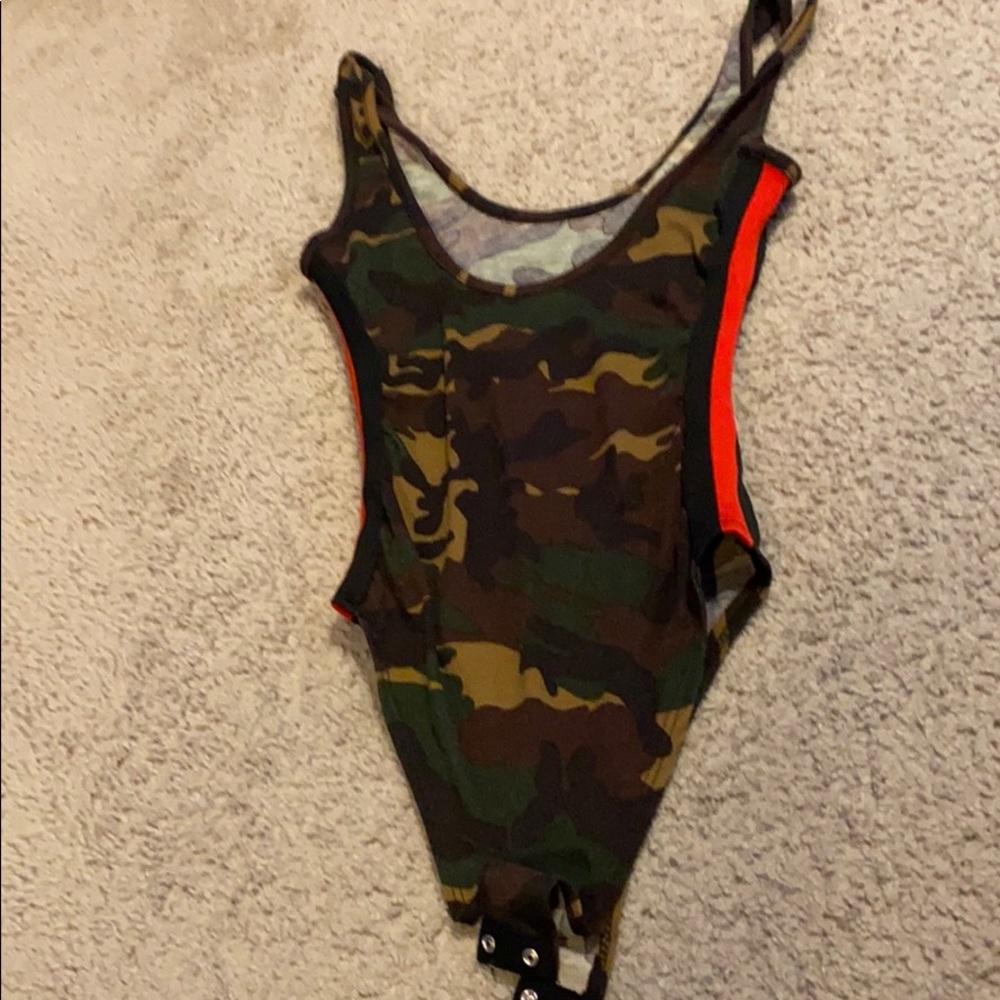Camo bodysuit